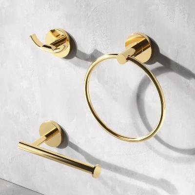 Набор аксессуаров AM.PM X-Joy золото (крючок, кольцо, держатель туалетной бумаги)