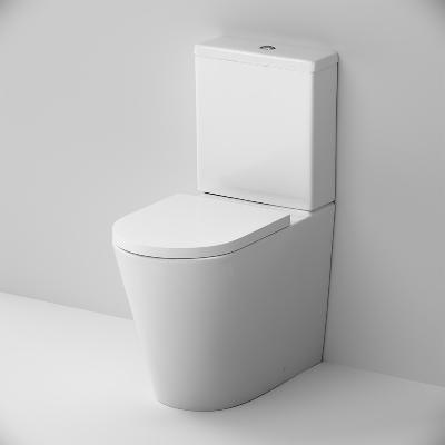 Унитаз-компакт напольный AM.PM Flash C9H8600LMSC безободковый с сиденьем микролифт, белый