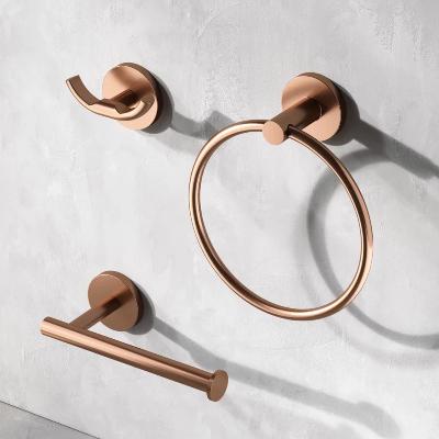 Набор аксессуаров AM.PM X-Joy розовое золото (крючок, кольцо, держатель туалетной бумаги)