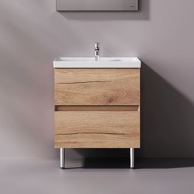 Тумба с раковиной 60 AM.PM Above M9X-FSX0602OF-WCC0600WG напольная, под дерево