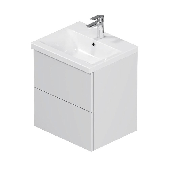 Тумба с раковиной 50 AM.PM Gem M90FHX0502WG подвесная белый глянец-6