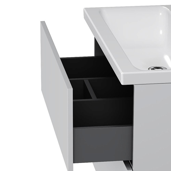 Тумба с раковиной 80 AM.PM Gem M90FHX0802WG подвесная белый глянец-5