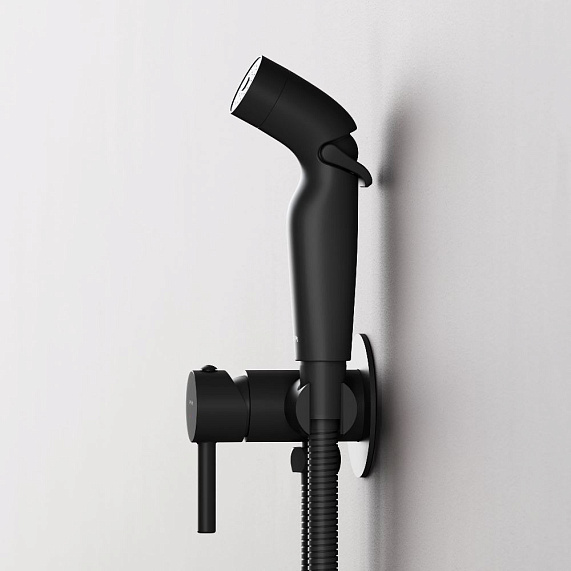 Гигиенический душ со смесителем AM.PM Above F0H9X022 черный встраиваемый-2