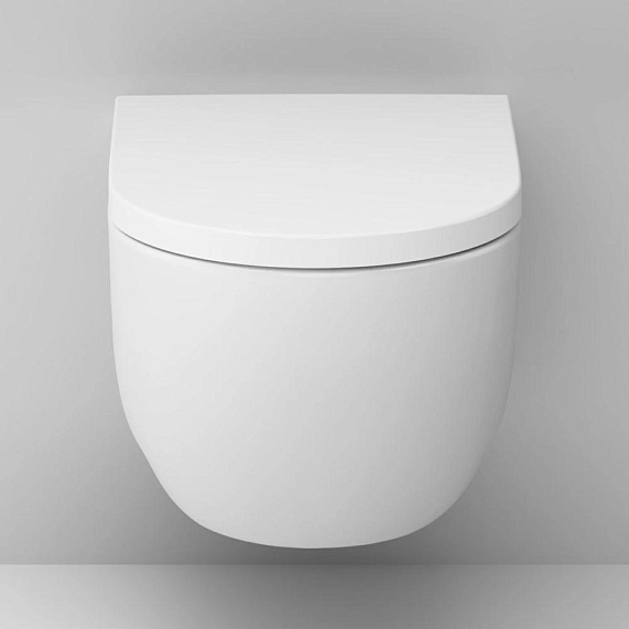 Унитаз подвесной AM.PM Like C801701SC безободковый с сиденьем микролифт. белый-4