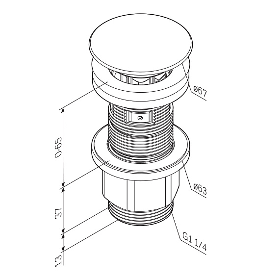 Мебель для ванной 60 AM.PM X-Joy подвесная, белый глянец-3