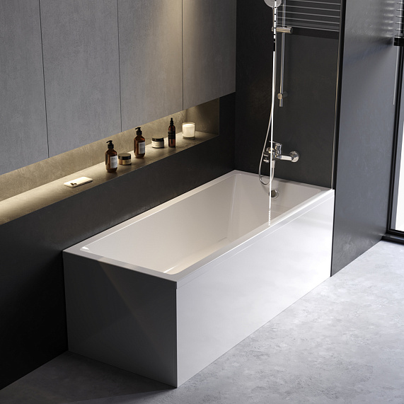 Ванна акриловая 175х75 AM.PM Gem W93A-175-075W-A белая глянцевая-2