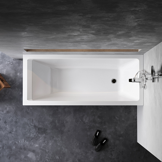 Ванна акриловая 165x70 AM.PM Gem W93A-165-070W-A белая глянцевая-1