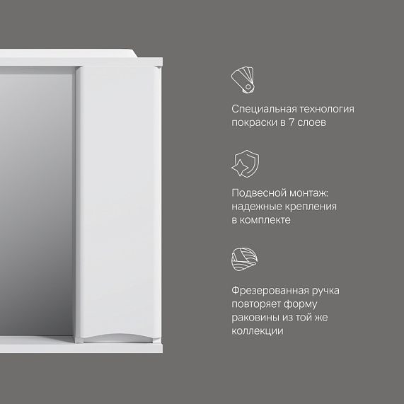 Мебель для ванной 65 AM.PM Like подвесная, белый глянец подвесная-4