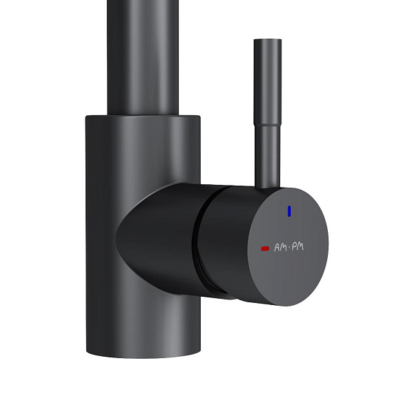 Смеситель для кухни AM.PM X-Joy S F85B07522 высокий, с выдвижным изливом, черный-8