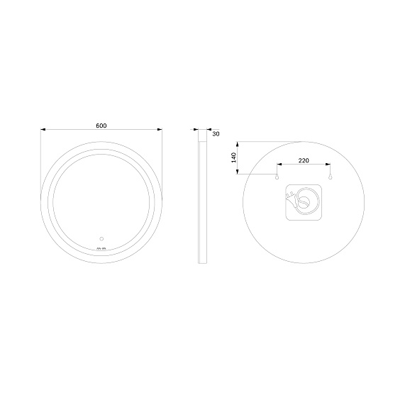 Мебель для ванной 60 AM.PM X-Joy подвесная, белый глянец-6