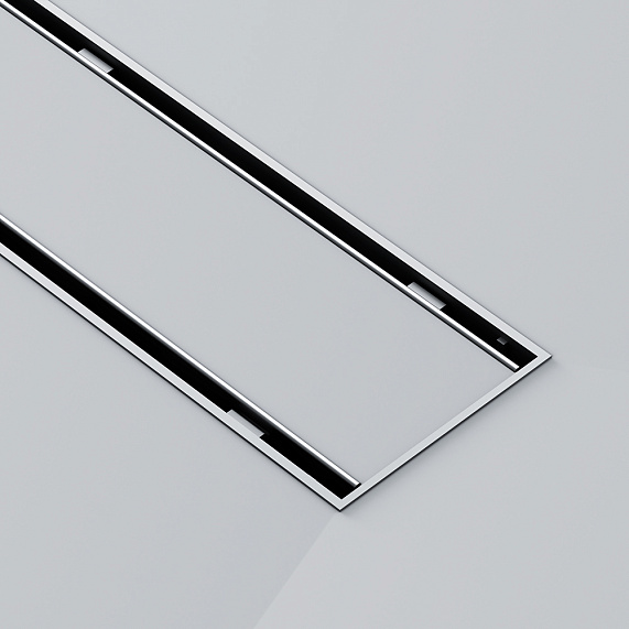 Душевой трап (лоток) 60 AM.PM PrimeFlow W02SC-U11-060-04SB комбинированный затвор со стальной матовой решеткой под плитку-17