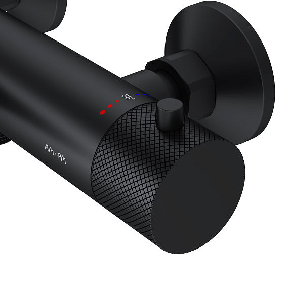 Смеситель для ванны и душа AM.PM Libre F6050022 термостат черный-10