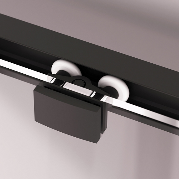 Душевое ограждение без поддона 120x90 AM.PM Above W9XG-403-12090-BT профиль черный-10