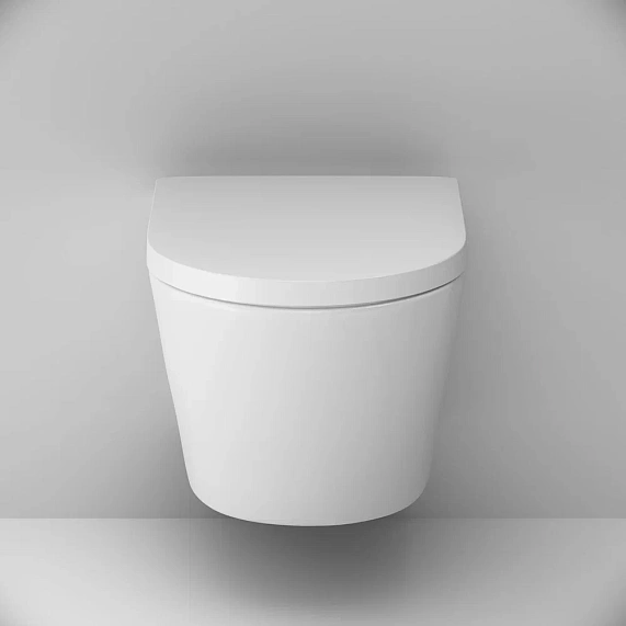 Унитаз подвесной безободковый с инсталляцией AM.PM Func IS90151.8F1701 сиденьем микролифт, хром механ. клавишей-4