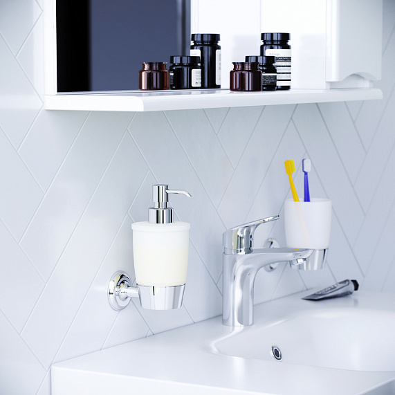 Дозатор для мыла настенный стеклянный AM.PM Like A8036900 хром-2