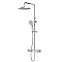 Душевая система AM.PM Inspire 2.0 F0750A400 стойка с тропическим душем, термостатом, хром