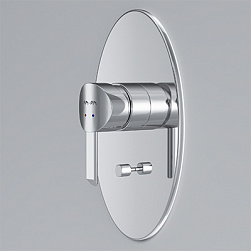 Смеситель для ванны и душа AM.PM Awe F1585000 хром встраиваемый