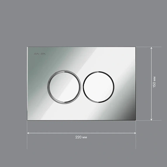 Клавиша смыва для инсталляции AM.PM ProC L I070151 механическая хром-4