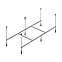 Каркас для ванны 160х70 AM.PM Above W9XA-160-070W-R