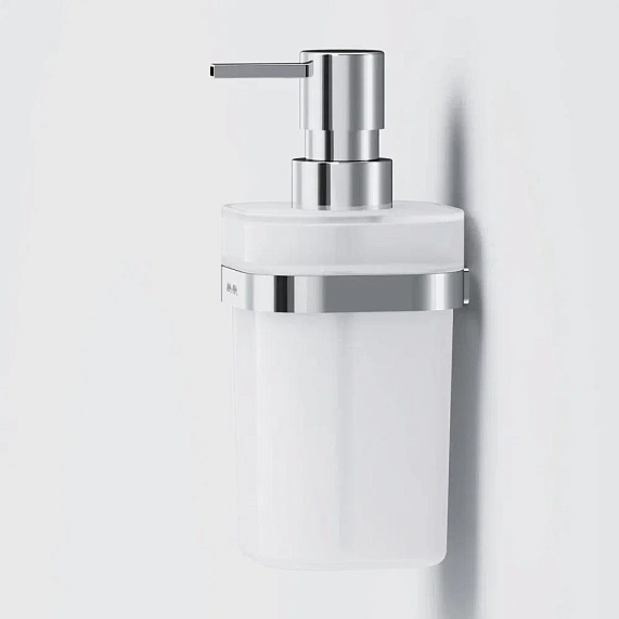 Дозатор для мыла настенный стеклянный AM.PM Func A8F36900 хром-3