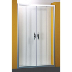 Душевая перегородка с дверью 120x190 AM.PM Bliss W55S-1202190MT прозрачное стекло, профиль серебристый