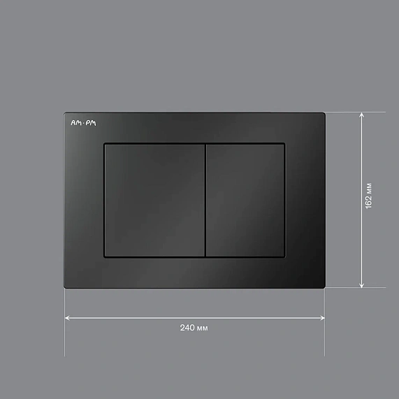 Клавиша смыва для инсталляции AM.PM PrimeFit I090238 механическая черная матовая-4