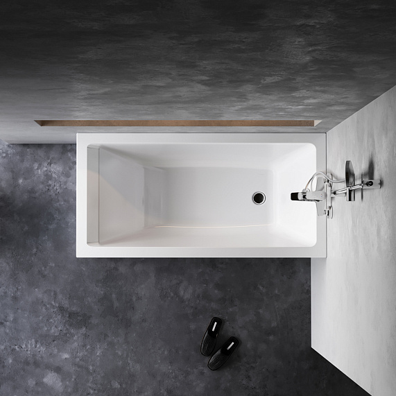 Ванна акриловая 140x70 AM.PM Gem W93A-140-070W-A белая глянцевая-1