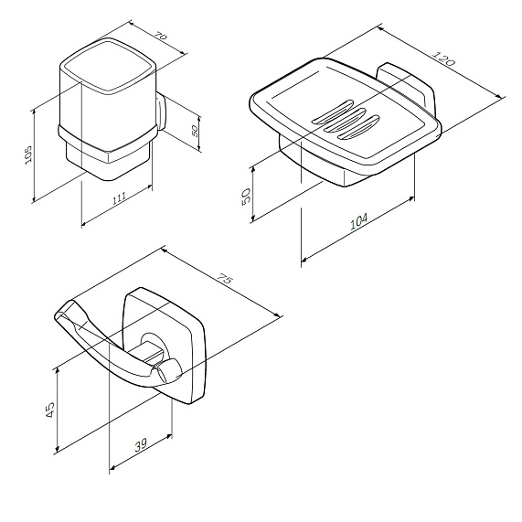 Секция мебели для ванной AM.PM Gem BK90GA-11