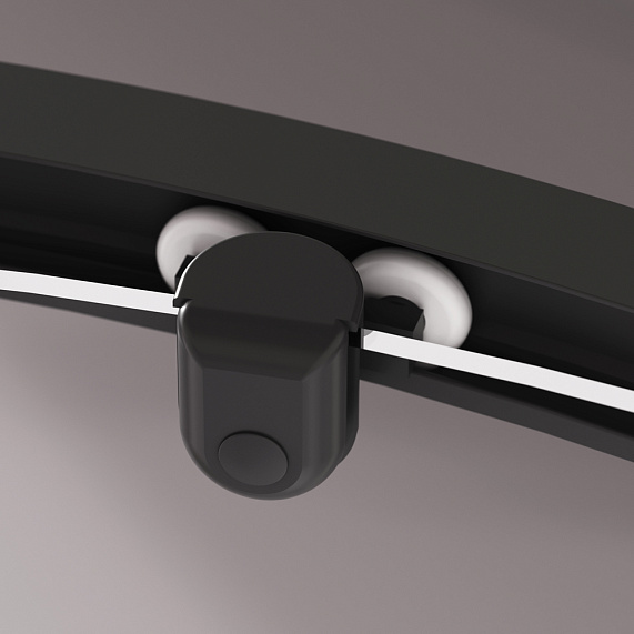 Душевая кабина 90x90 AM.PM Above W9XC-401A-9090BT профиль черный матовый, высокий поддон-7