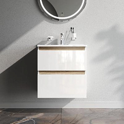 Тумба с раковиной 60 AM.PM X-Joy M85AFHX0602WG подвесная белый глянец