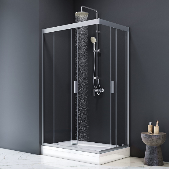 Поддон душевой 80x120 AM.PM Gem W90T-404-12080W белый + сифон-1