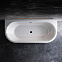 Ванна акриловая закругленная 180x80 AM.PM X-Joy W94A-180U80W-A белая глянцевая 