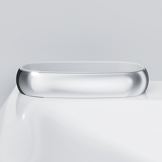 Мыльница стеклянная AM.PM Sensation A3031200 хром-3