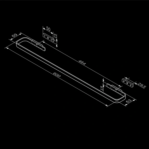 Вешалка для полотенец AM.PM Func A8F346422 черная-7