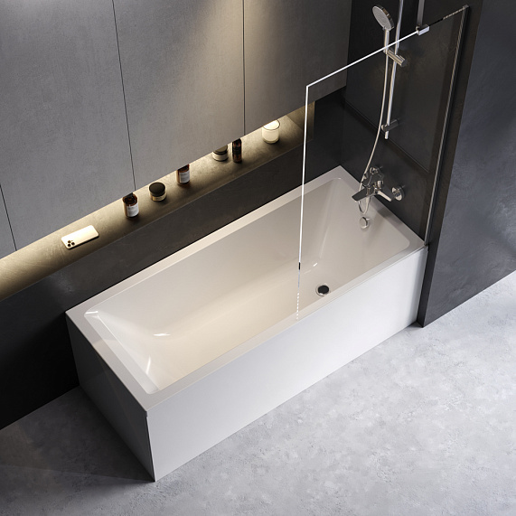 Ванна акриловая 165x70 AM.PM Gem W93A-165-070W-A белая глянцевая-1