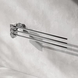 Вешалка для полотенец AM.PM Gem A9032700 поворотная тройная хром