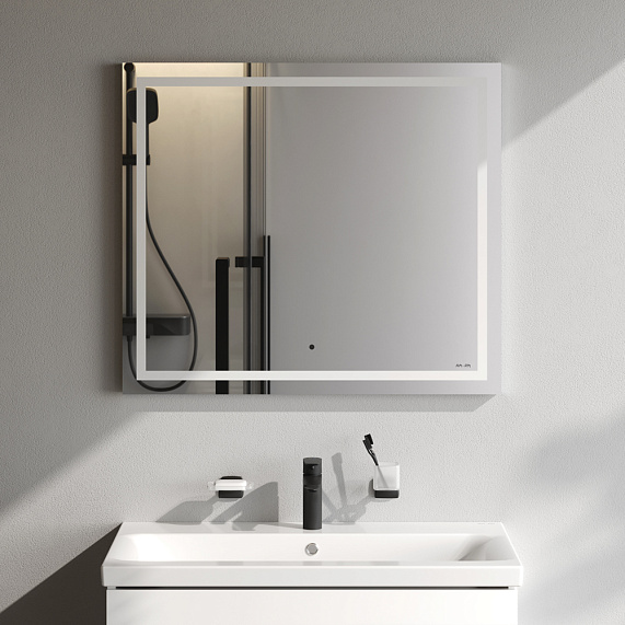 Зеркало с подсветкой в ванную прямоугольное 80 AM.PM Gem M91AMOX0801WG сенсорное-1