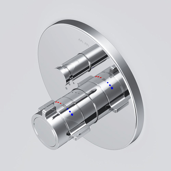 Смеситель для ванны и душа AM.PM X-Joy F85A45600 хром встраиваемый, термостат-2