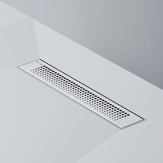 Душевой трап (лоток) 40 AM.PM PrimeFlow W02SC-P11-040-01SB комбинированный затвор со стальной матовой решеткой-8