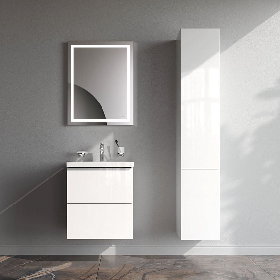 Тумба с раковиной 50 AM.PM Gem M90FHX0502WG подвесная белый глянец-2