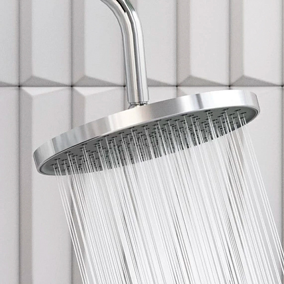 Душевая система Damixa Apollo 947760000 стойка с тропическим душем, термостатом, смесителем, хром-4