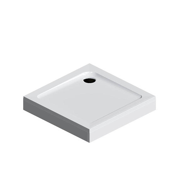 Душевой уголок с поддоном 90x90 AM.PM Gem W90G-404-090MT прозрачное стекло, профиль серебристый-1