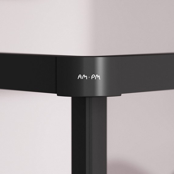 Душевое ограждение без поддона 120x80 AM.PM Above W9XG-403-12080-BT профиль черный-9