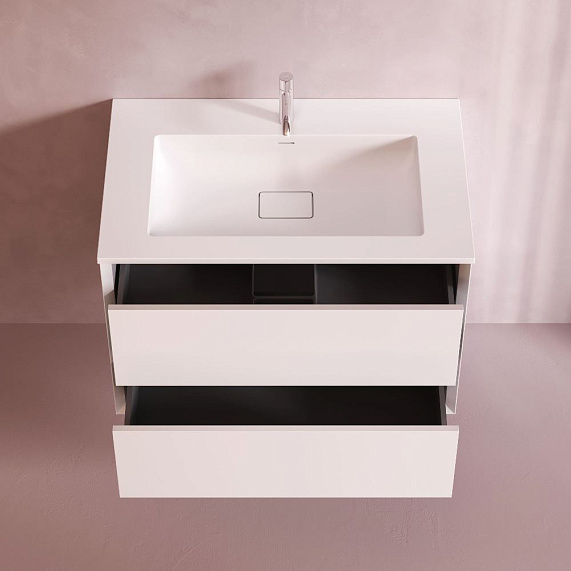 База под раковину 80 AM.PM Libre M60FHX0802WM подвесная белая матовая-1