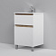 Тумба с раковиной 55 AM.PM X-Joy M85A-FSX0552-WC0552WG напольная, белый глянец