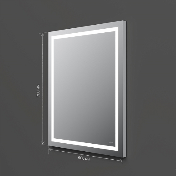 Зеркало с подсветкой в ванную прямоугольное 60 AM.PM Gem M91AMOX0601WG сенсорное-6