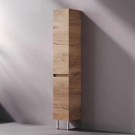 Шкаф-пенал для ванной 35 AM.PM Above M9XCSR0352OF напольный, правый, под дерево-1