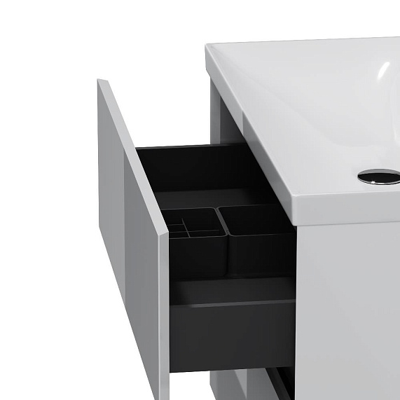 Тумба с раковиной 80 AM.PM Above M9X-FSX0802WG-WCC0800WG напольная, белая глянцевая-8