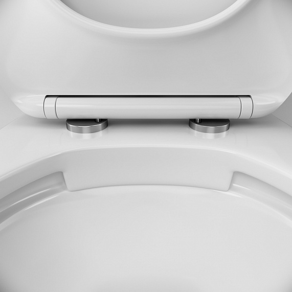 Унитаз подвесной с инсталляцией AM.PM Awe IS49001.111738 сиденьем микролифт, белой пневм. клавишей-5