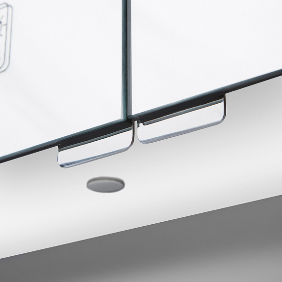 Шкафчик с зеркалом в ванную 100 AM.PM Sensation M30MCX1001WG с подсветкой белый глянец-3